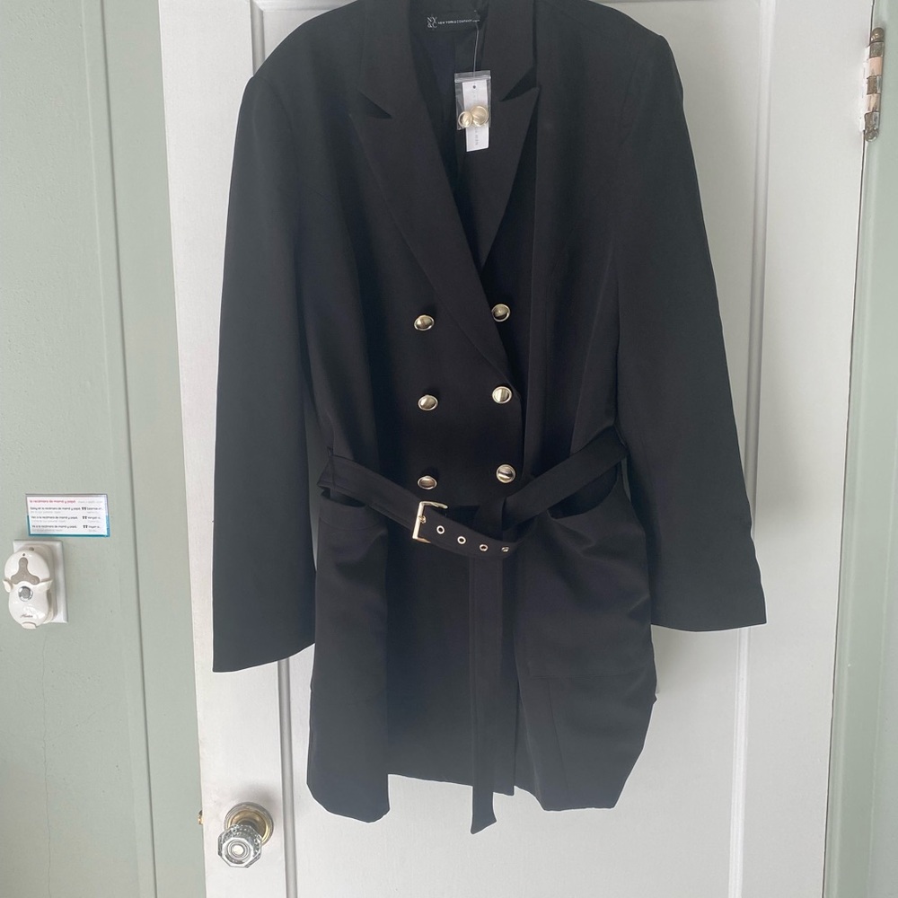 Black Blazer Mini Dress NWT